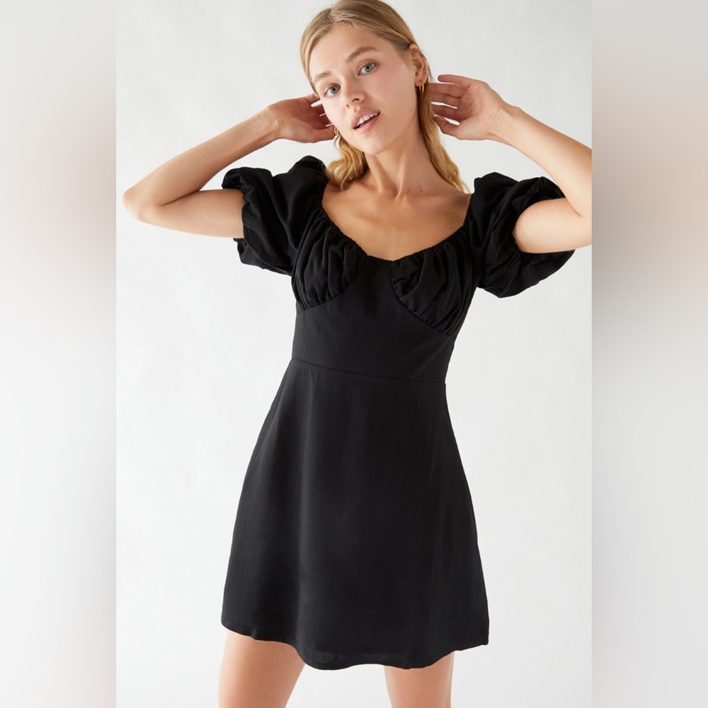 Peppermayo Black San Sebastian Mini Dress, mini dress, size 4